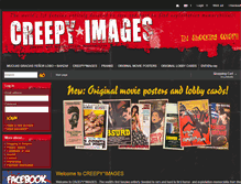 Tablet Screenshot of creepy-images.com